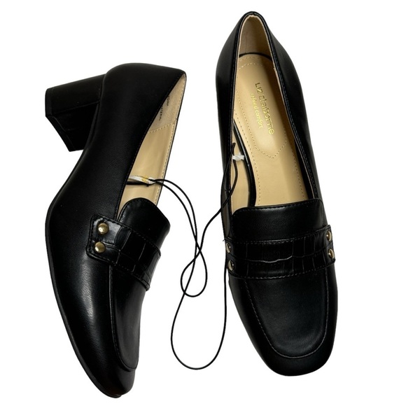 Liz Claiborne Black LC Medina Pumps Heels womens shoes 6.5 new without box - Picture 1 of 12